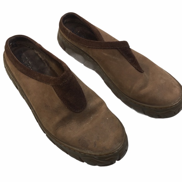L.L Bean Brown Leather Comfort Casual Slip-On Mocs - Picture 1 of 8